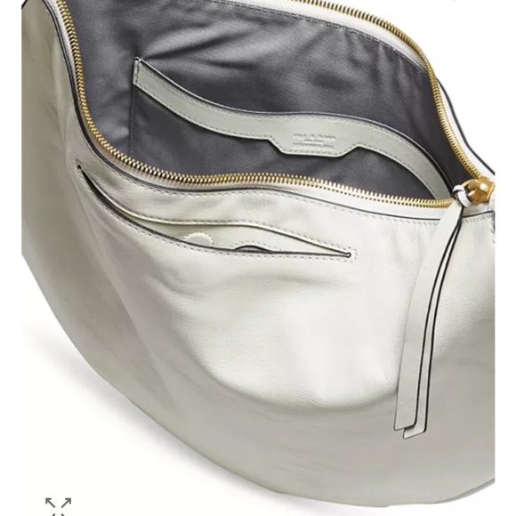 Rag & Bone White Leather Hobo Bag - Picture 6 of 13